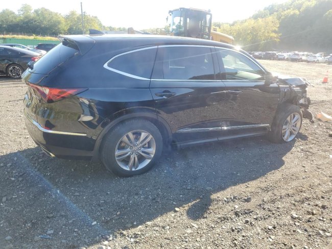 Salvage 2023 Acura Mdx  in Black