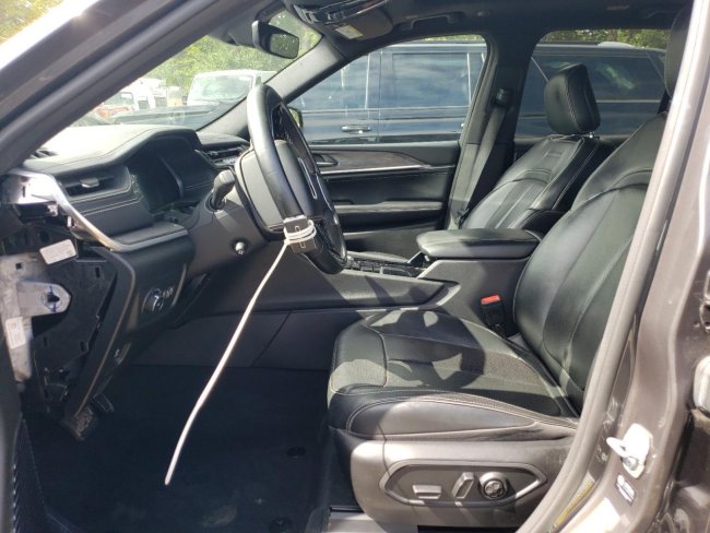 Salvage 2022 Jeep Grand Cherokee Overland in Gray