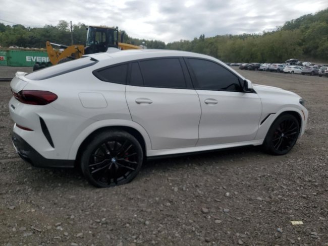 Salvage 2022 Bmw X6 M50i in White