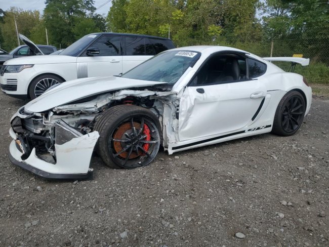 Salvage 2016 Porsche Cayman Gt4 in White
