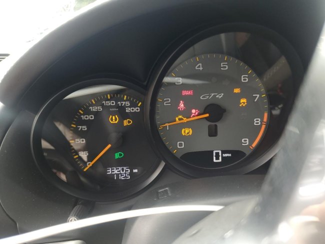 Salvage 2016 Porsche Cayman Gt4 in White