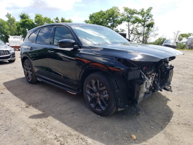 Salvage 2023 Acura Mdx A-spec in Black