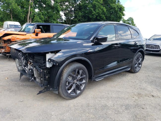 Salvage 2023 Acura Mdx A-spec in Black