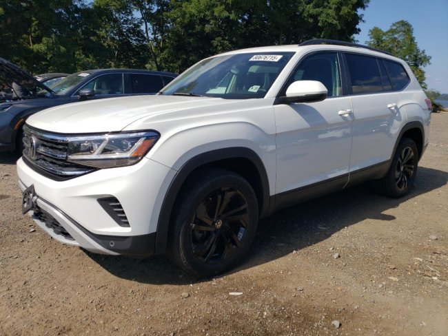 Salvage 2022 Volkswagen Atlas Se in White