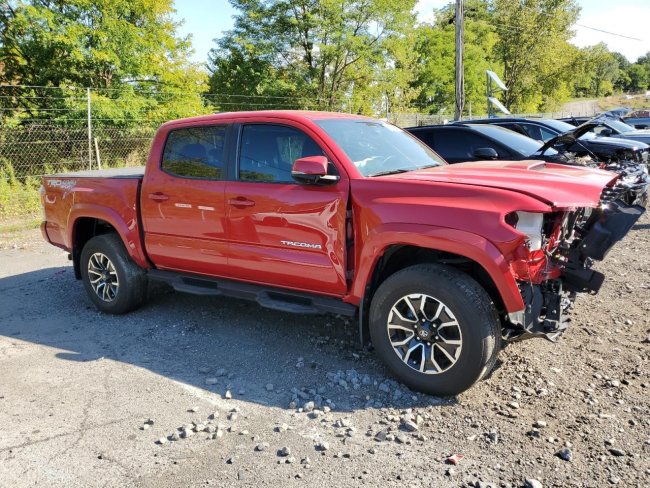 Salvage 2023 Toyota Tacoma Trd in Red