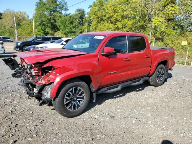 Salvage 2023 Toyota Tacoma Trd in Red