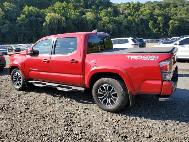 Salvage 2023 Toyota Tacoma Trd in Red