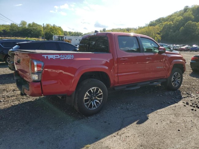 Salvage 2023 Toyota Tacoma Trd in Red