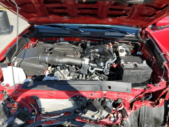 Salvage 2023 Toyota Tacoma Trd in Red