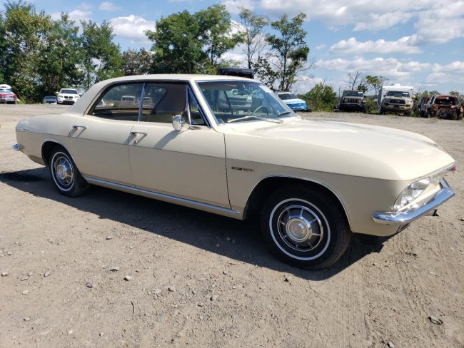 Salvage 1965 Chevrolet Corvair  in White