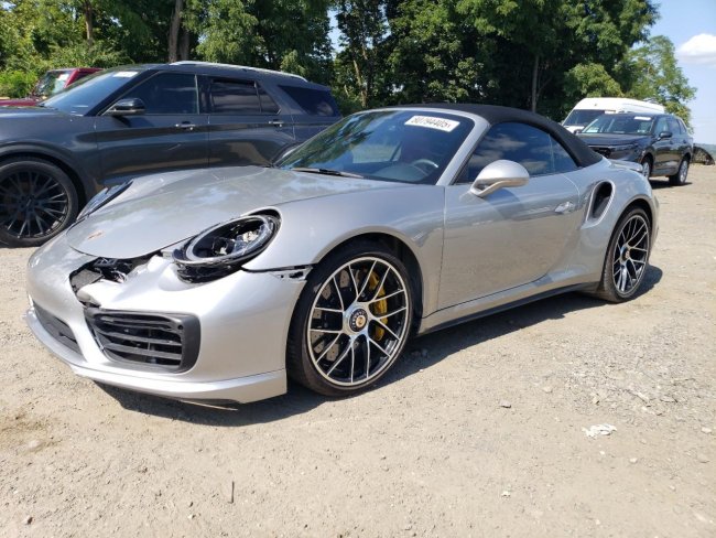 Salvage 2019 Porsche 911 Turbo in Silver