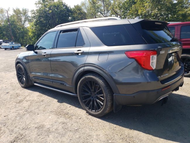 Salvage 2020 Ford Explorer Platinum in Gray