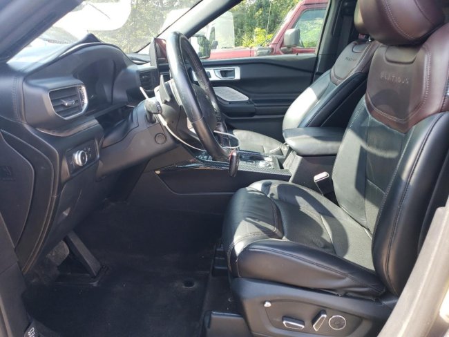 Salvage 2020 Ford Explorer Platinum in Gray