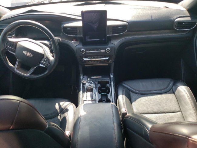 Salvage 2020 Ford Explorer Platinum in Gray