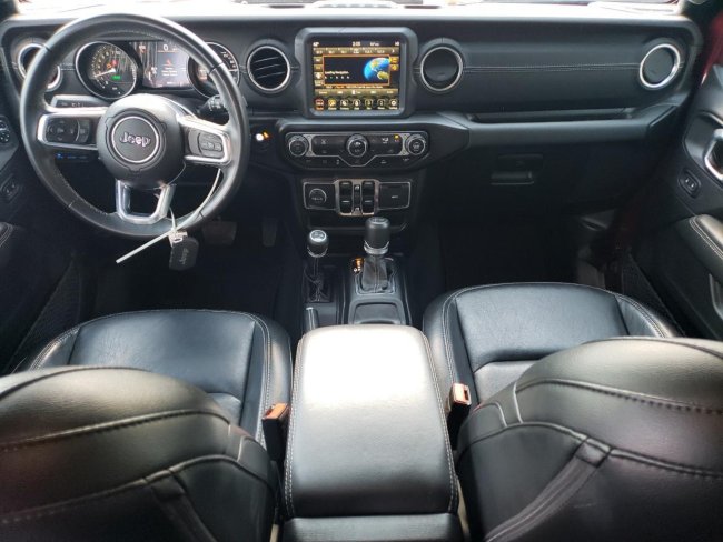 Salvage 2022 Jeep Wrangler Sahara 4xe in Red