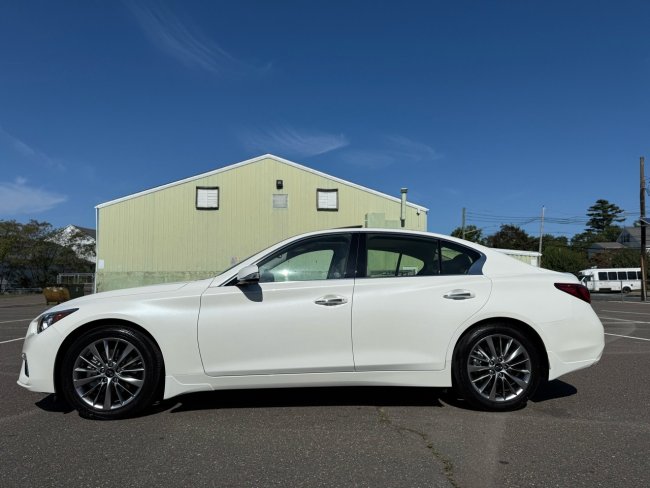 Salvage 2024 Infiniti Q50 3.0t Luxe Awd in White