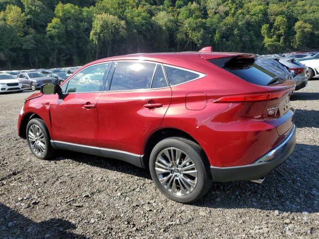 Salvage 2022 Toyota Venza Limited in Burgundy