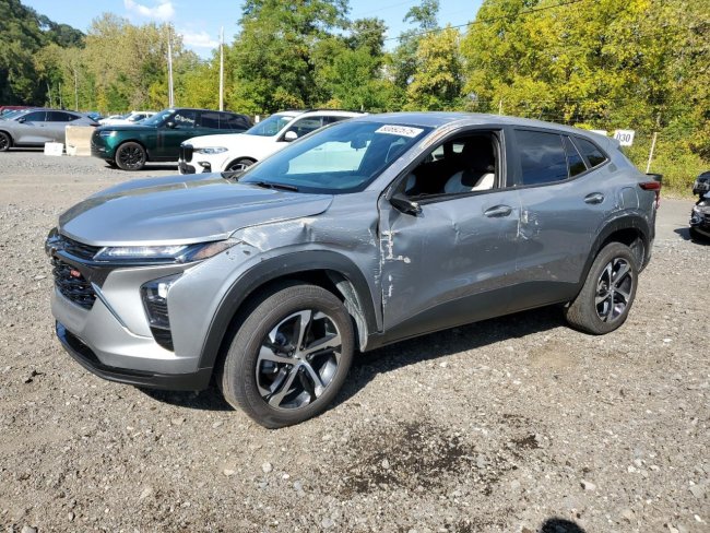 Salvage 2024 Chevrolet Trax  in Gray