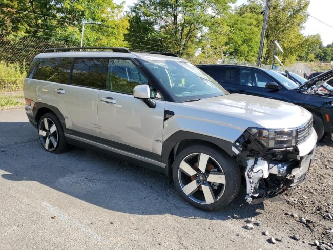 Salvage 2024 Hyundai Santa Fe Limited in Gray