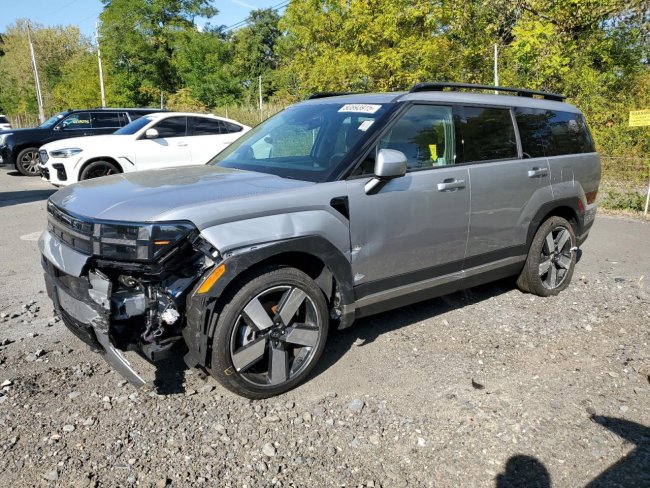 Salvage 2024 Hyundai Santa Fe Limited in Gray