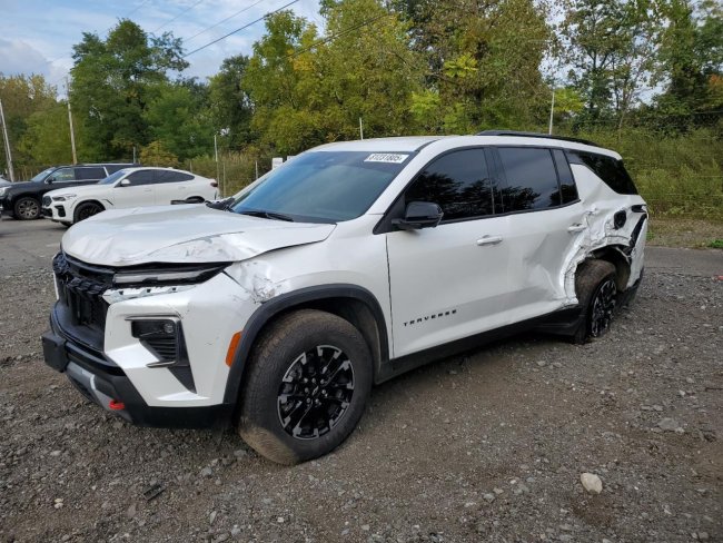 Salvage 2025 Chevrolet Traverse Z71 in White