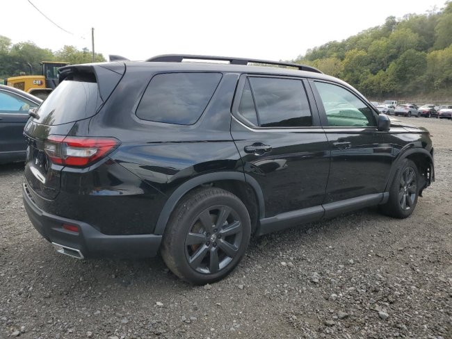 Salvage 2025 Honda Pilot Sport in Black