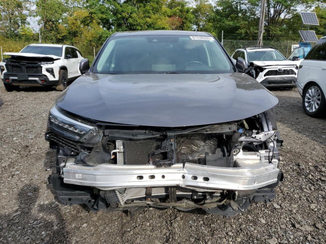 Salvage 2021 Acura Rdx Technology in Gray