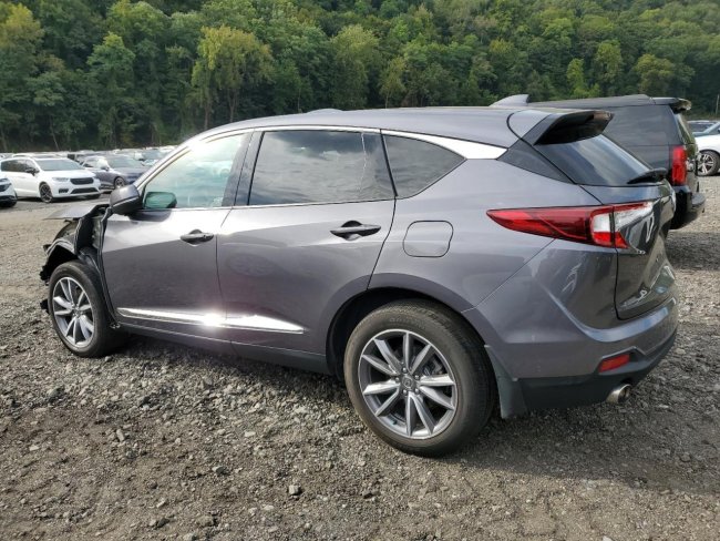 Salvage 2021 Acura Rdx Technology in Gray