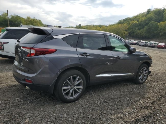 Salvage 2021 Acura Rdx Technology in Gray