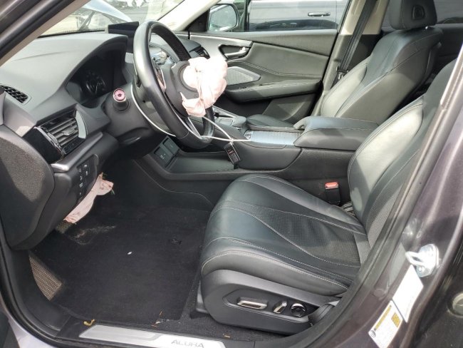 Salvage 2021 Acura Rdx Technology in Gray