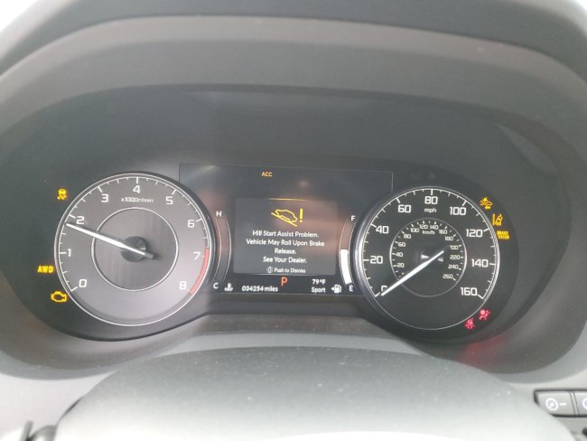 Salvage 2021 Acura Rdx Technology in Gray