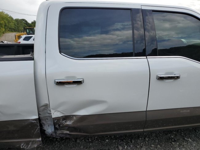 Salvage 2022 Ford F150 King Ranch in White