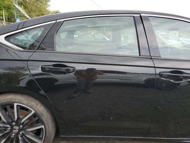 Salvage 2025 Honda Accord Touring Hybrid in Black