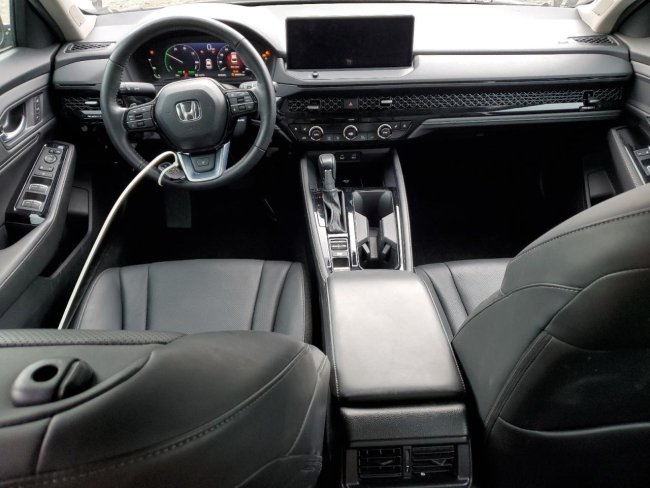 Salvage 2025 Honda Accord Touring Hybrid in Black