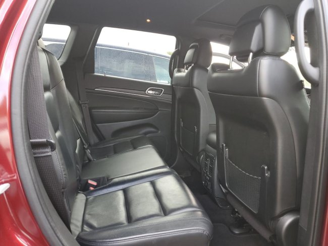 Salvage 2022 Jeep Grand Cherokee Limited in Burgundy