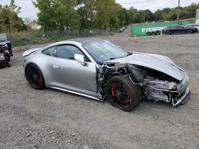 Salvage 2024 Porsche 911 Gts in Gray