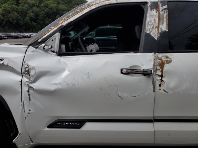 Salvage 2024 Toyota Sequoia Platinum in White