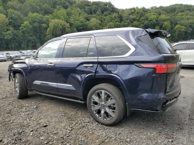Salvage 2025 Toyota Sequoia Capstone in Blue
