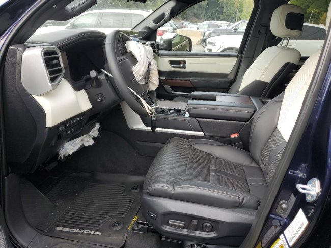 Salvage 2025 Toyota Sequoia Capstone in Blue