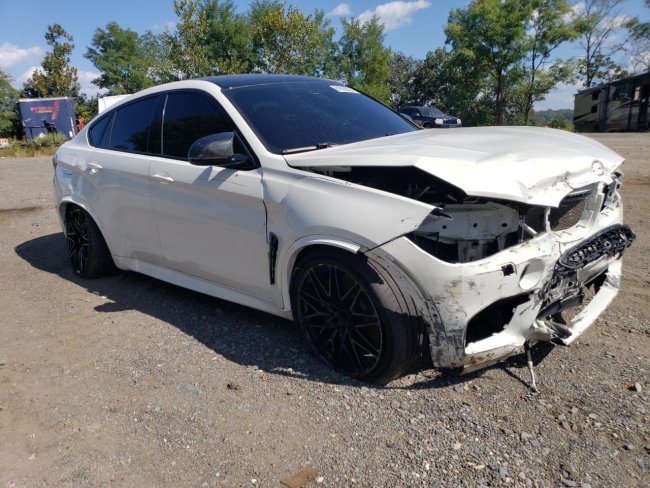 Salvage 2019 Bmw X6 M  in White