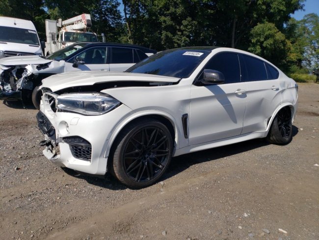Salvage 2019 Bmw X6 M  in White