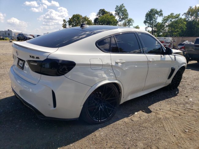 Salvage 2019 Bmw X6 M  in White