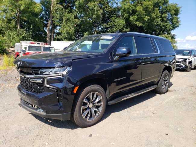 Salvage 2024 Chevrolet Suburban  in Black