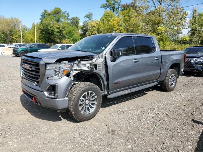 Salvage 2021 Gmc Sierra At4 in Gray