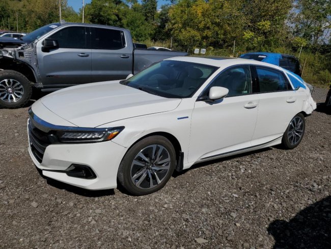 Salvage 2022 Honda Accord Exl in White