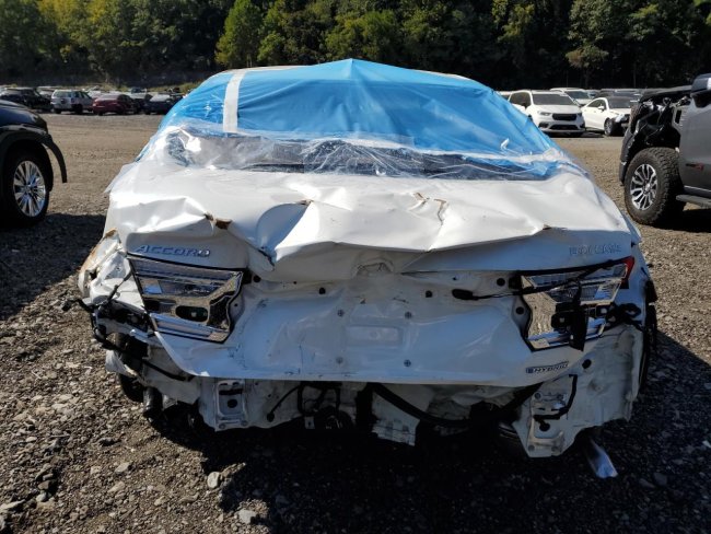 Salvage 2022 Honda Accord Exl in White