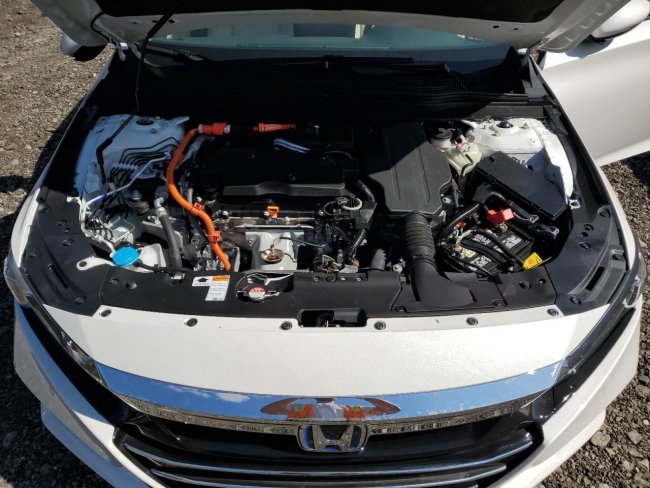Salvage 2022 Honda Accord Exl in White