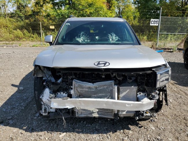 Salvage 2025 Hyundai Santa Fe Calligraphy in Gray