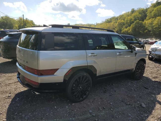 Salvage 2025 Hyundai Santa Fe Calligraphy in Gray