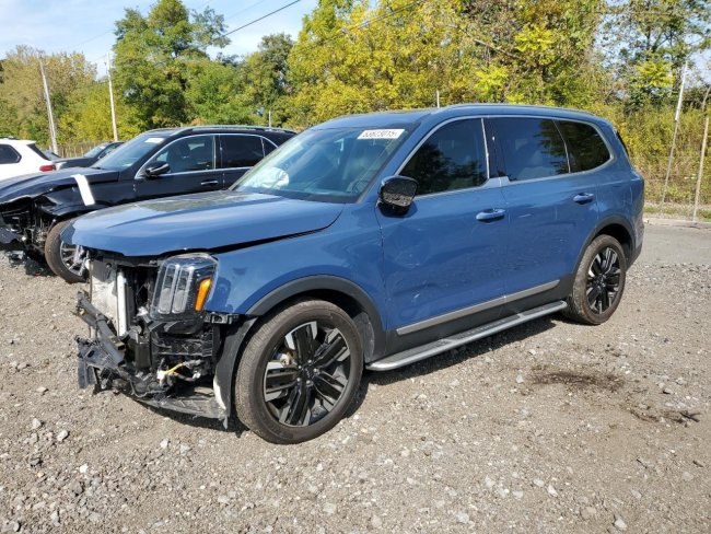 Salvage 2023 Kia Telluride Sx in Blue